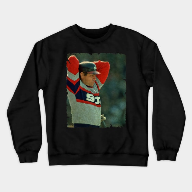 Carlton Fisk - 4 Home Runs Crewneck Sweatshirt by PESTA PORA